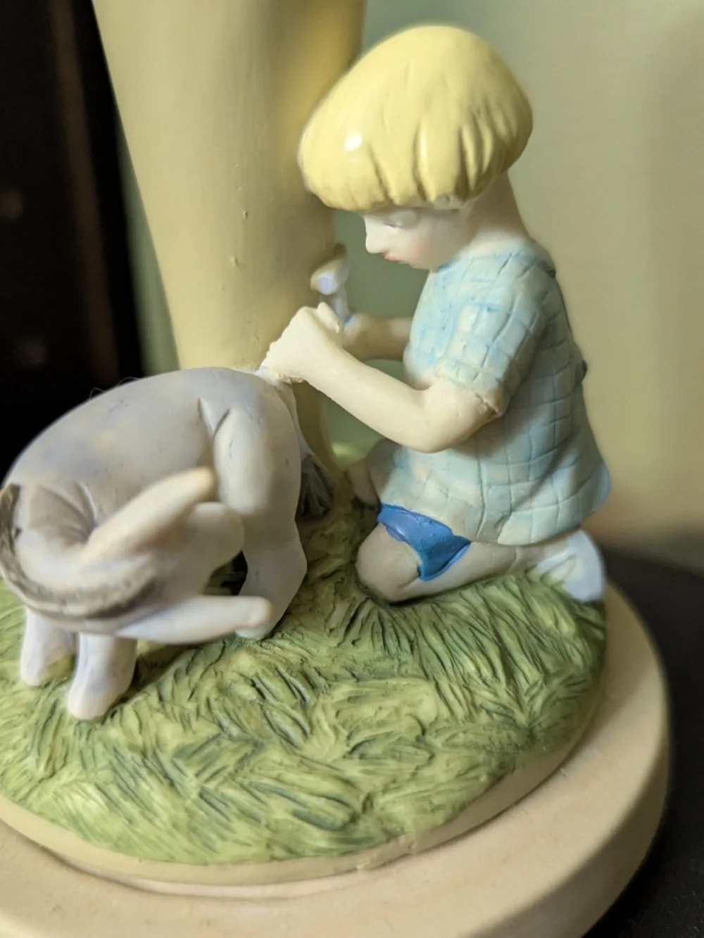 Vtg 90s Disney Brown Bag Cookie Art Mold Press Stamp Eeyore Christopher Robin